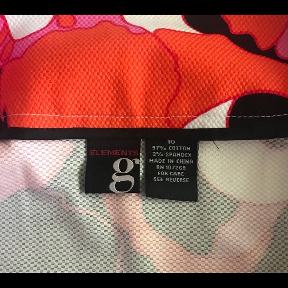 Elements G Floral Mini Skirt - Picture 3 of 5